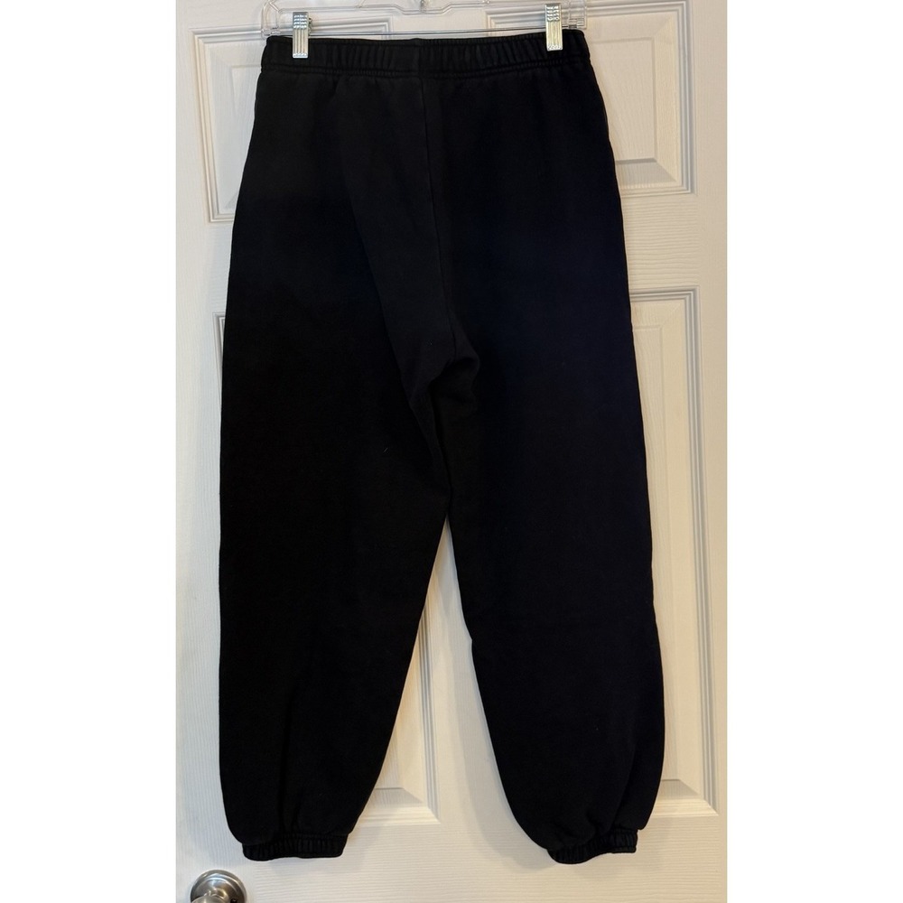 TNA Sweatfleece Joggers Women's Small Black Cozy‎ Fleece Mega Fit Streetwear EUC - Picture 9 of 12